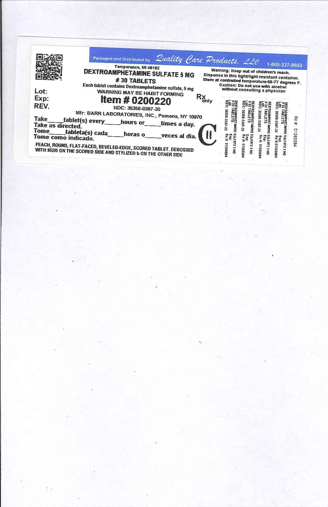 Dextroamphetamine Sulfate